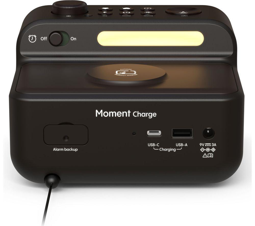 PURE Moment Charge DAB+/FM Bluetooth Radio - Coffee Black image number 2 of 3