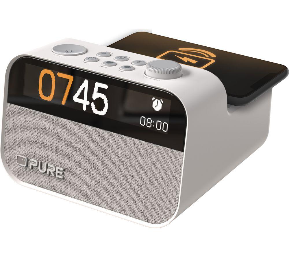 PURE Moment Charge DAB+/FM Bluetooth Radio - Cotton White image number 3 of 3