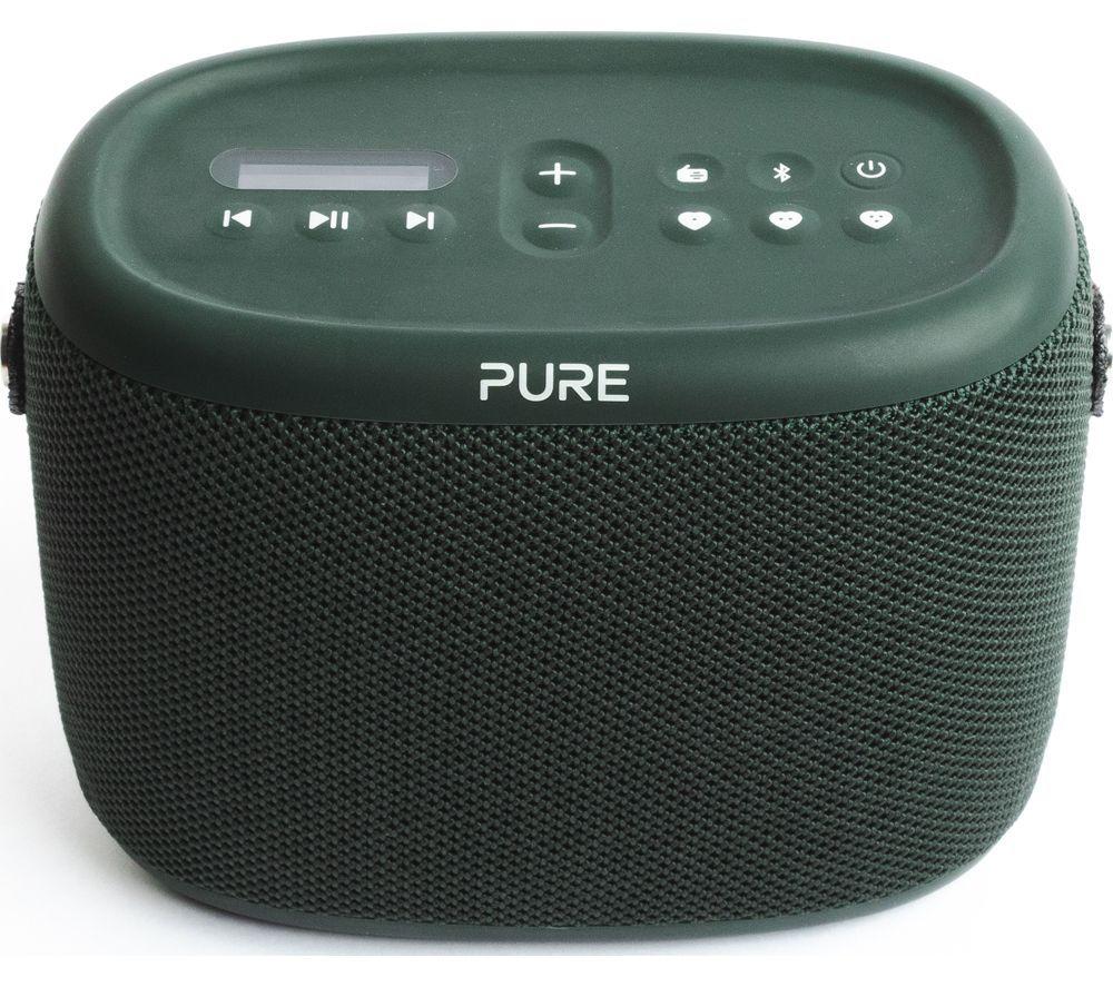 Pure Woodland Portable Dabﱓ Bluetooth Radio - Green