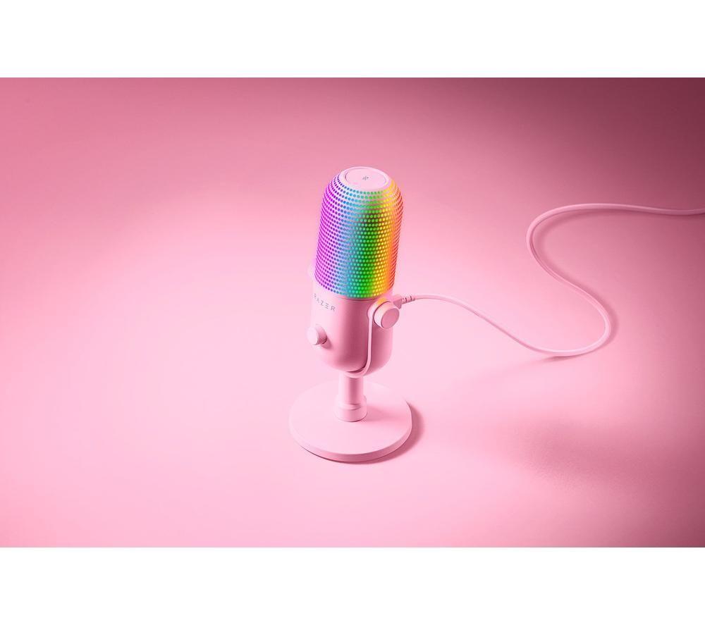 Razer Seiren V3 Chroma Quartz コンデンサーマイク Amazon.co.jp: Razer レイザー Seiren V3 Chroma コンデンサーマイク