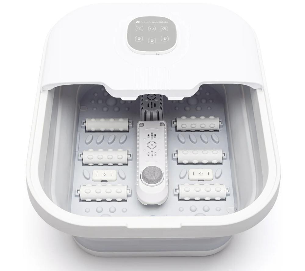 RIO FTBH13 Deluxe Foldaway Foot Spa & Massager - White image number 2 of 4