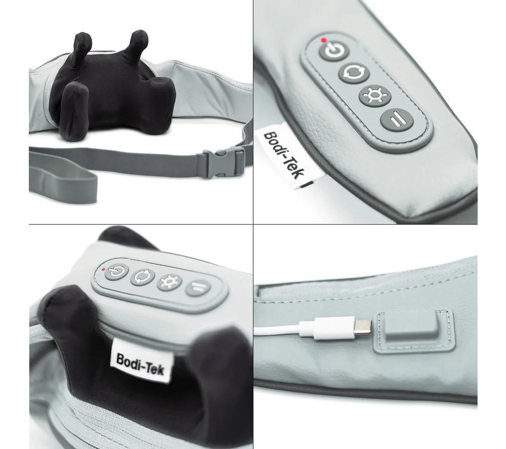 BODI-TEK BT-MANI Neck & Shoulder Massager - Black & Cream image number 2 of 9