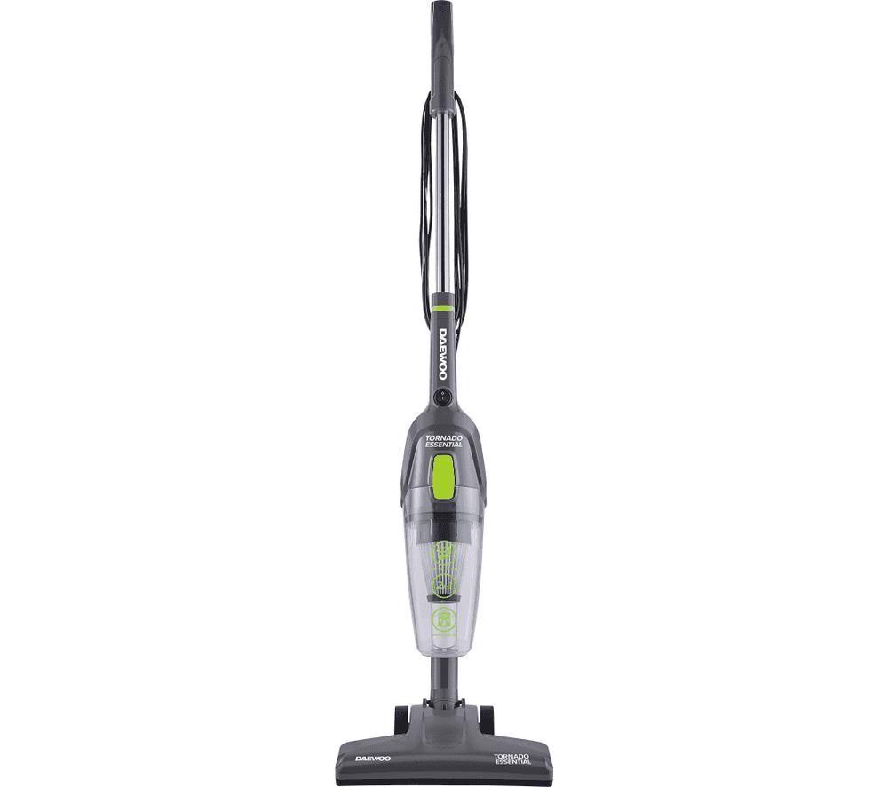 DAEWOO Tornado Essential FLR00168GE 2-in-1 Upright Bagless Vacuum Cleaner - Grey & green image number 2 of 9