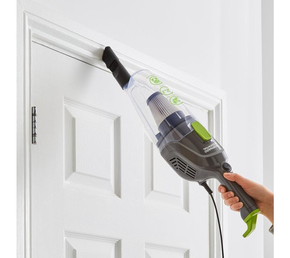 DAEWOO Tornado Essential FLR00168GE 2-in-1 Upright Bagless Vacuum Cleaner - Grey & green image number 9 of 9