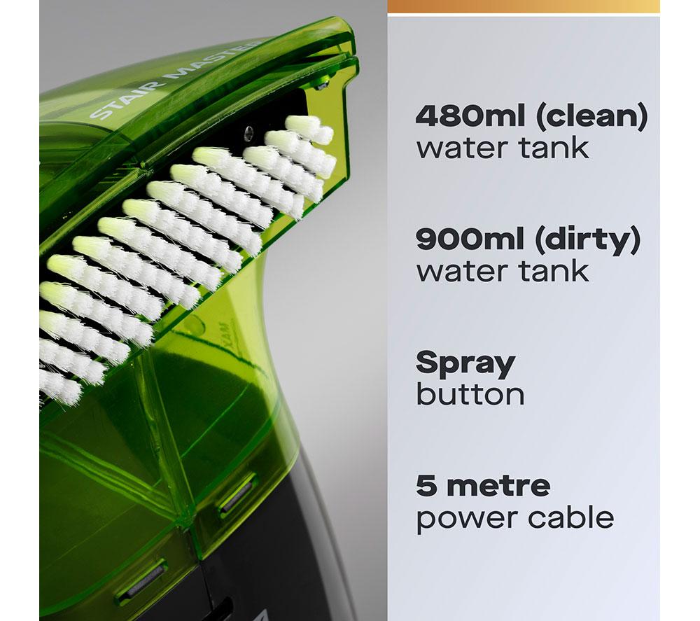 DAEWOO Hurricane Stair Master Handheld Carpet Cleaner - Green & Grey image number 2 of 7