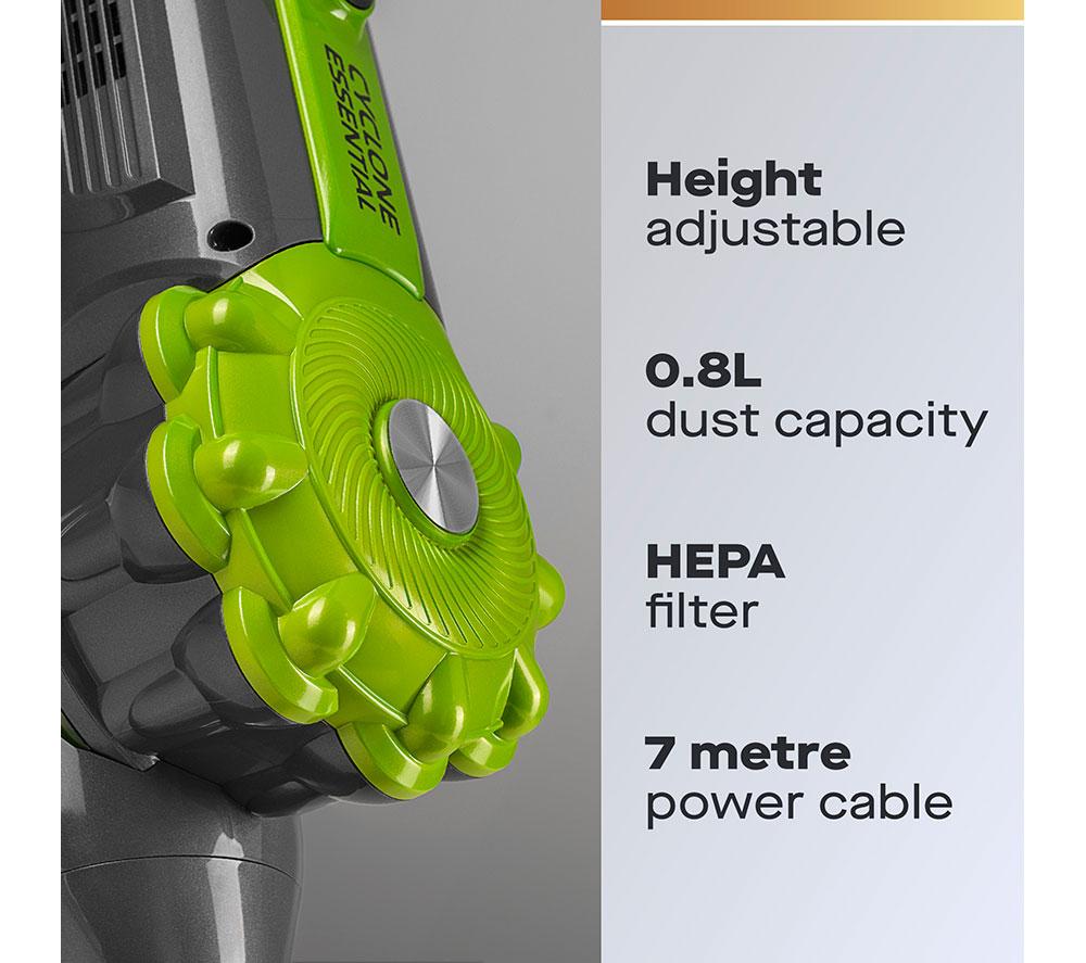DAEWOO Cyclone Essential FLR00160GE Vacuum Cleaner - Grey & Green image number 2 of 9