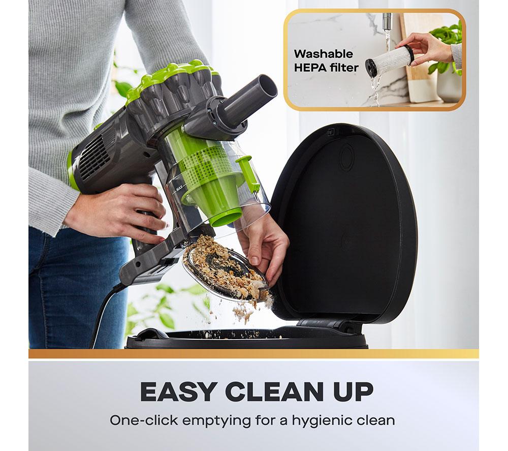 DAEWOO Cyclone Essential FLR00160GE Vacuum Cleaner - Grey & Green image number 4 of 9