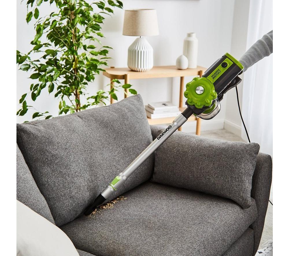 DAEWOO Cyclone Essential FLR00160GE Vacuum Cleaner - Grey & Green image number 7 of 9
