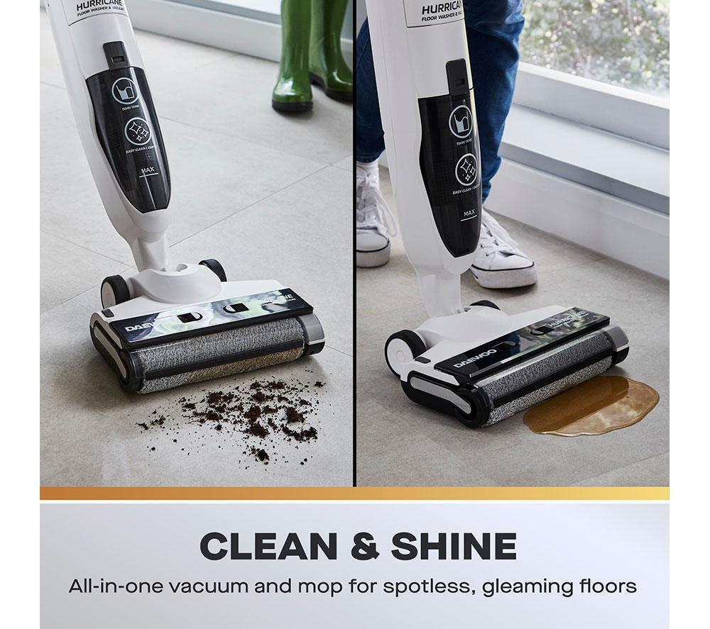 DAEWOO Hurricane FLR00163GE Upright Bagless Vacuum Cleaner - Black & White image number 3 of 9