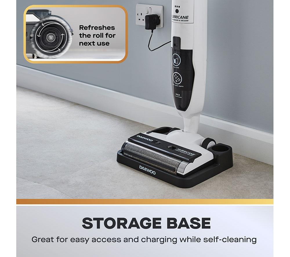 DAEWOO Hurricane FLR00163GE Upright Bagless Vacuum Cleaner - Black & White image number 4 of 9