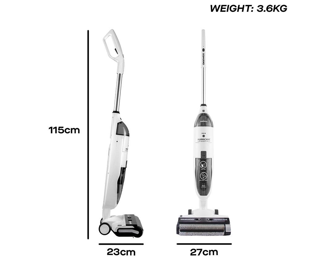 DAEWOO Hurricane FLR00163GE Upright Bagless Vacuum Cleaner - Black & White image number 6 of 9