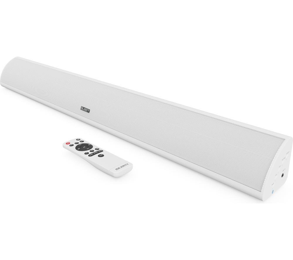 Majority Snowdon 2.1 All-In-One Sound Bar - White, White