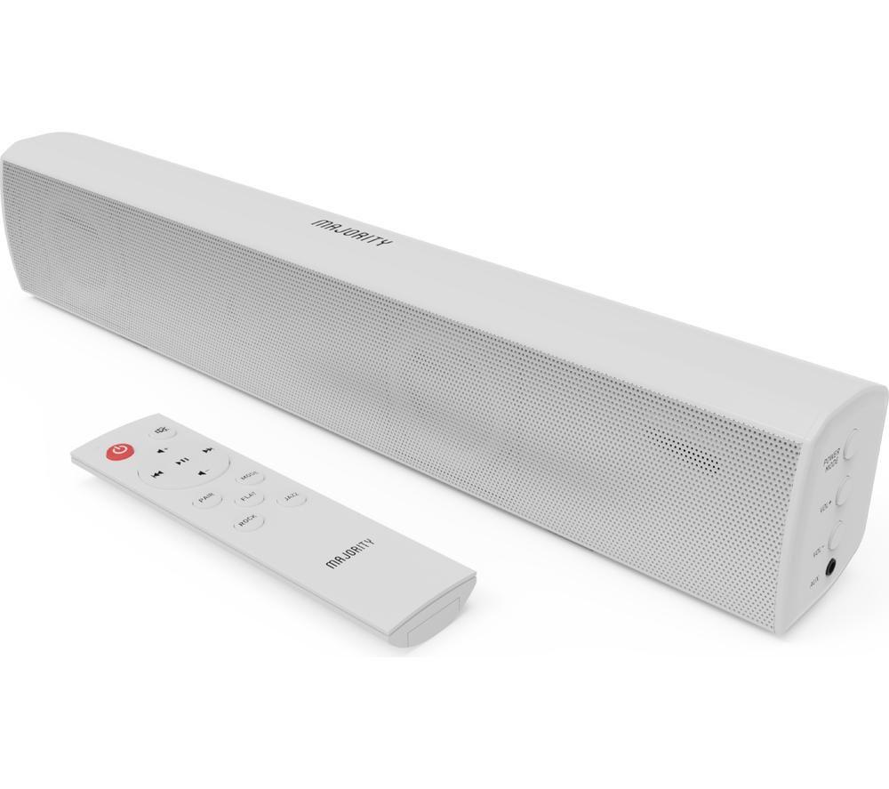 Buy MAJORITY Bowfell 2.1 Compact Sound Bar - White | Currys