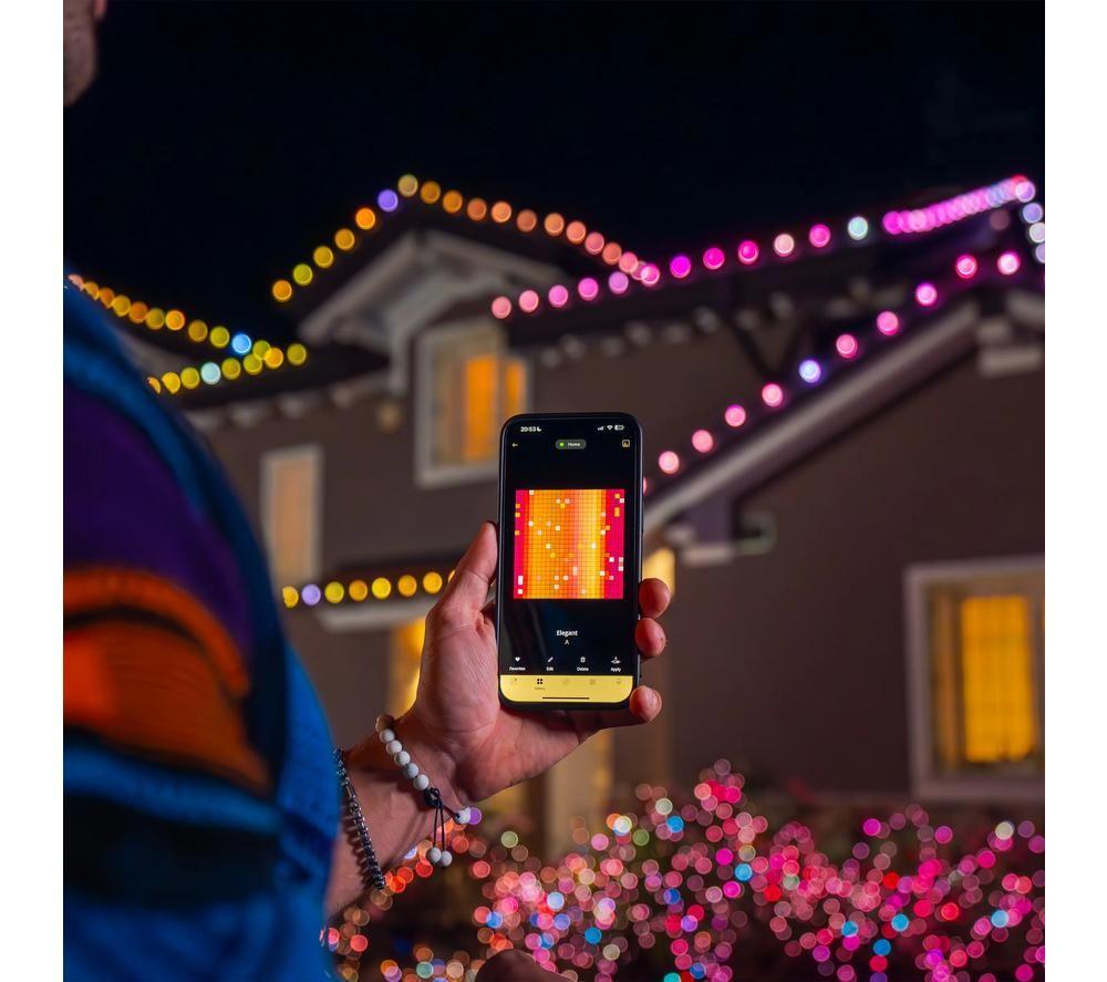 TWINKLY Generation II Smart LED String Lights - C9, 80 bulbs image number 6 of 8