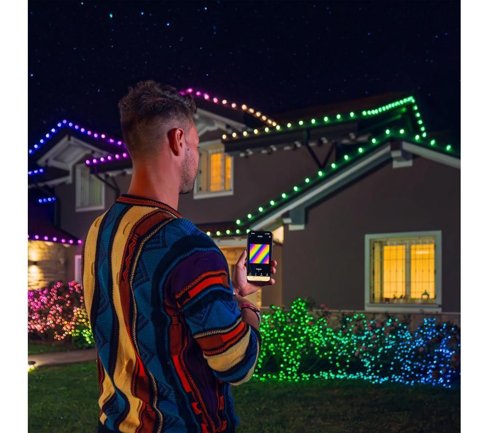 TWINKLY Generation II Smart LED String Lights - C9, 80 bulbs image number 8 of 8