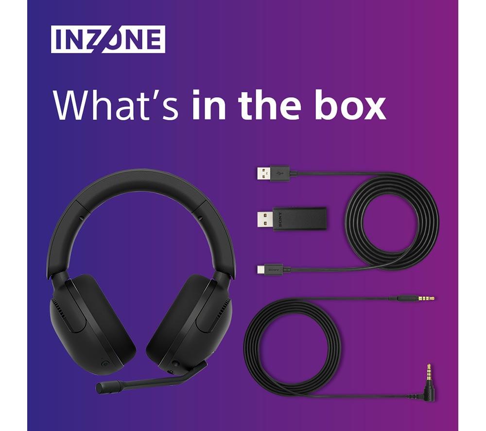 SONY INZONE H5 Wireless Gaming Headset - Black image number 7 of 12
