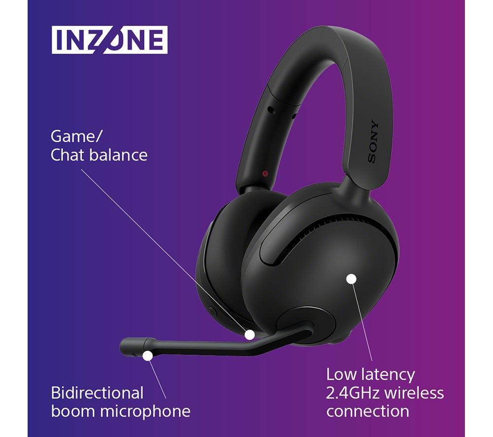 SONY INZONE H5 Wireless Gaming Headset - Black image number 8 of 12