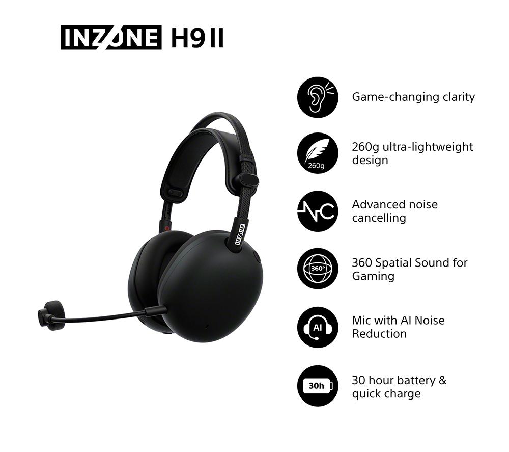 Buy SONY INZONE H9 Wireless Noise-Cancelling Gaming Headset