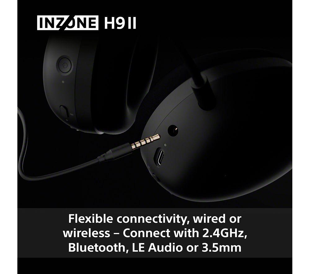 SONY INZONE H9 Wireless Noise-Cancelling Gaming Headset - White image number 8 of 17