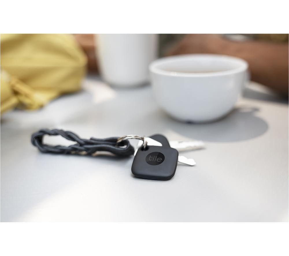 TILE Mate Essentials (2022) Bluetooth Tracker Bundle - Black, Pack of 4 image number 11 of 13