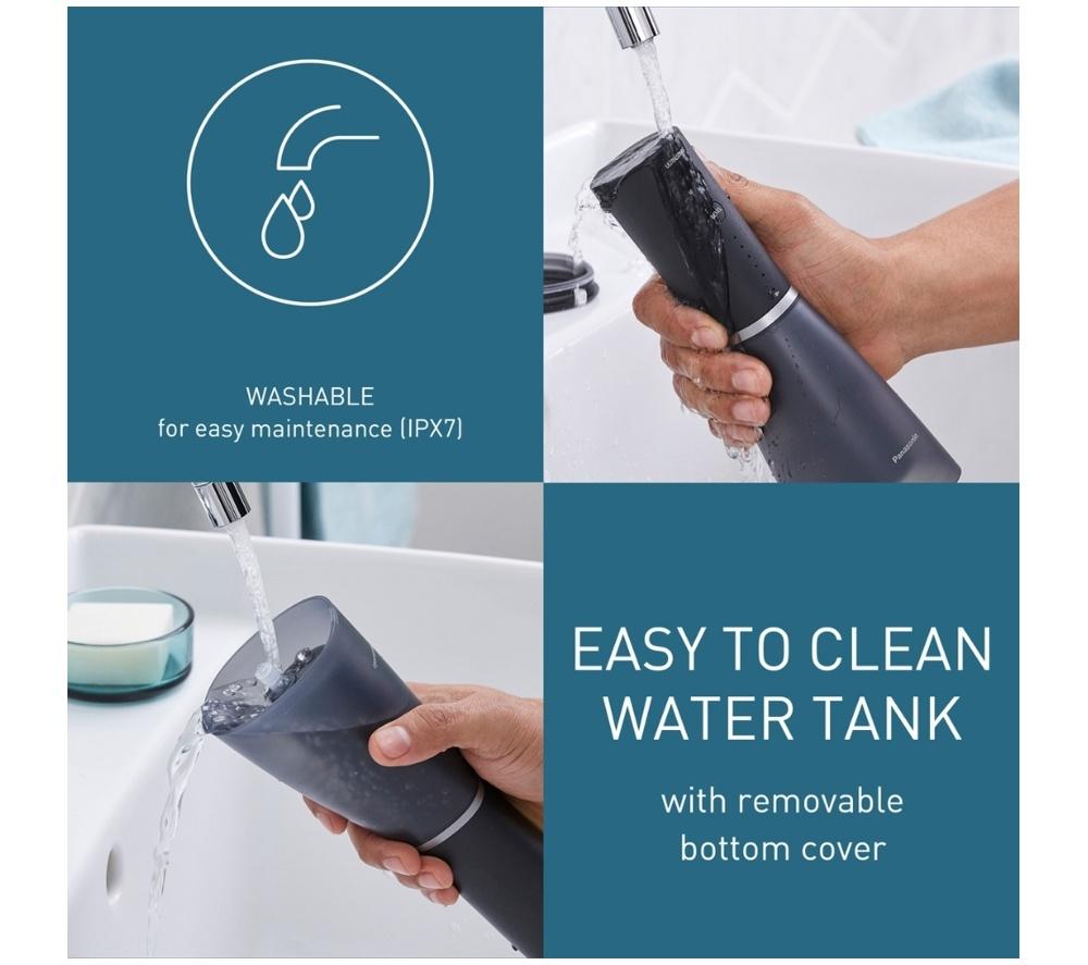 PANASONIC Series 800 EW-DJ86-K511 Ultrasonic Water Flosser - Black image number 9 of 11