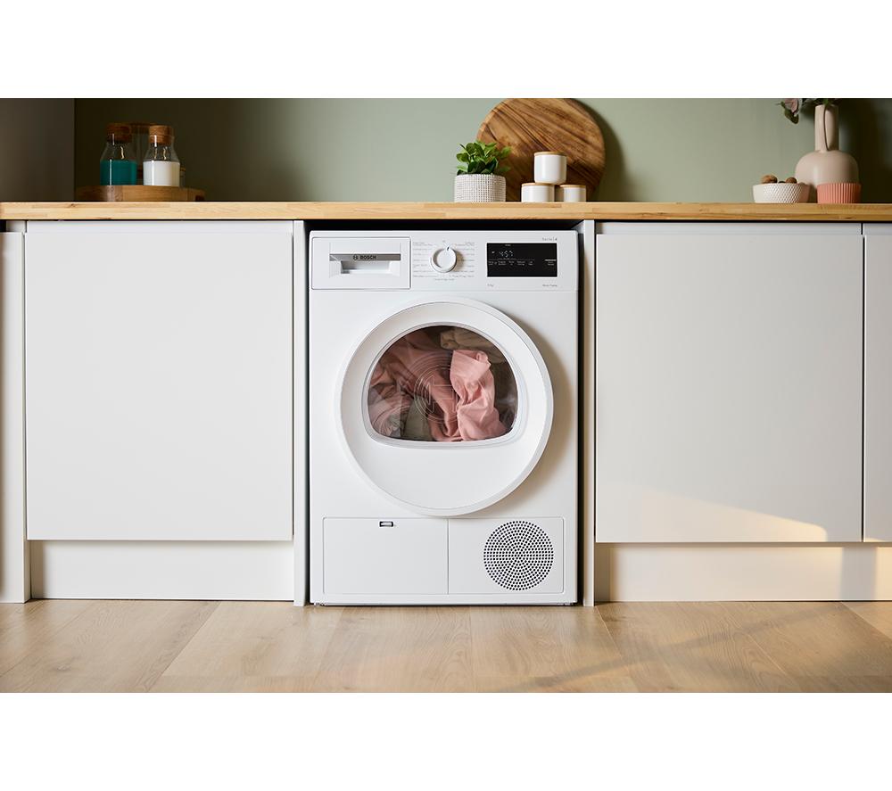 BOSCH Series 4 WTH85225GB 8 kg Heat Pump Tumble Dryer - White image number 2 of 14