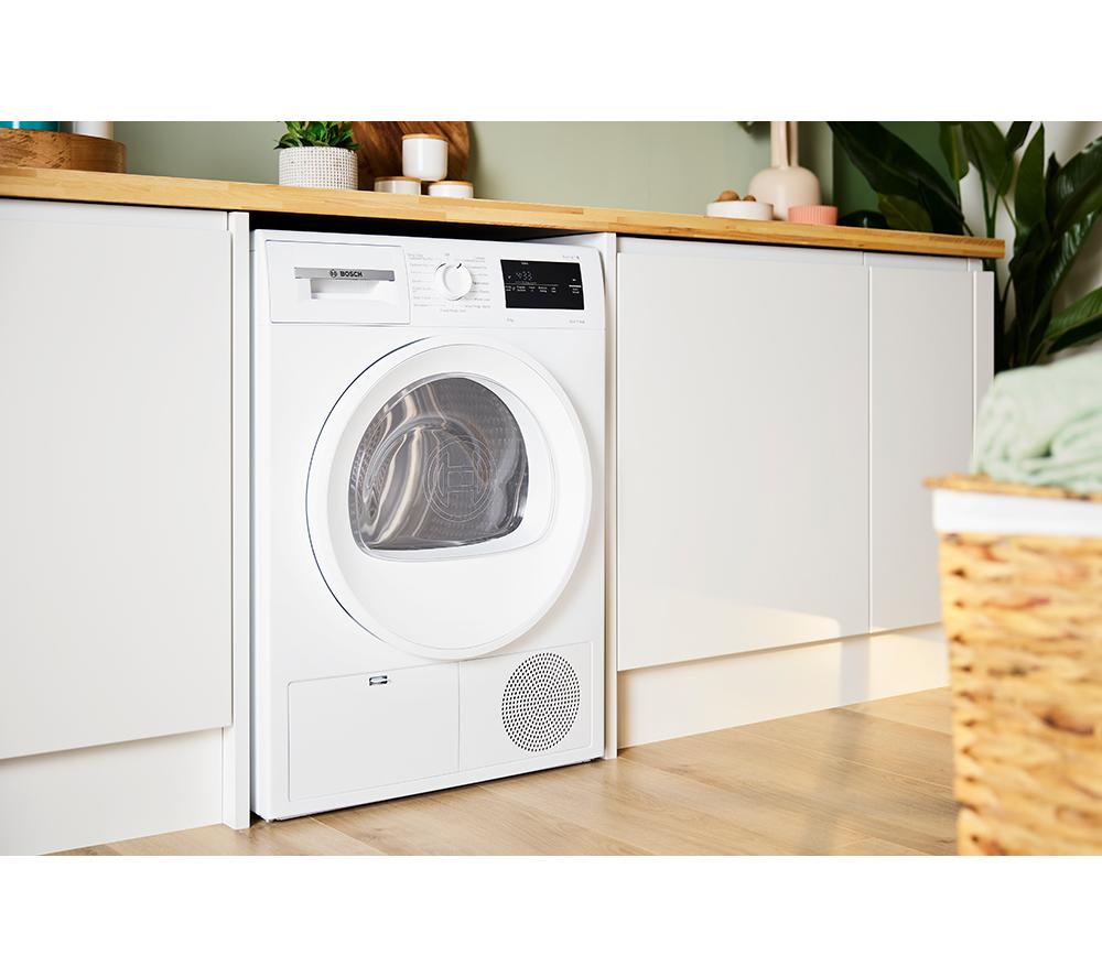 BOSCH Series 4 WTH85225GB 8 kg Heat Pump Tumble Dryer - White image number 11 of 14