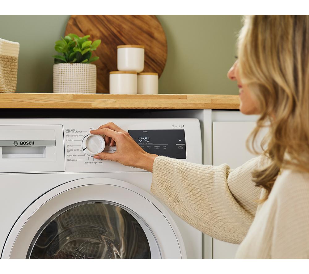 BOSCH Series 4 WTH85225GB 8 kg Heat Pump Tumble Dryer - White image number 12 of 14