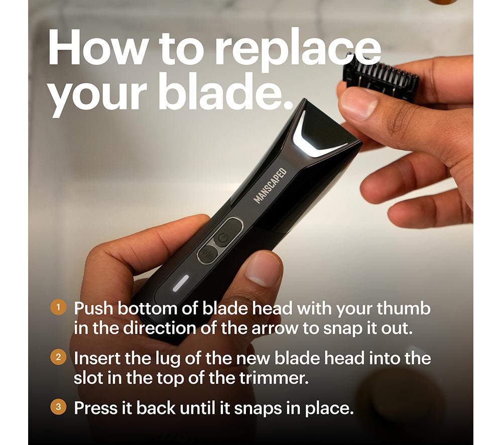 MANSCAPED Lawn Mower 5.0 Ultra Trimming Replacement Blade - Grey image number 6 of 6