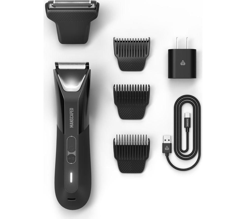 MANSCAPED Lawn Mower 5.0 Ultra Essential Wet & Dry Trimmer Kit - Black