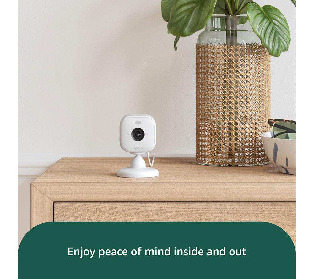 BLINK Mini 2 Full HD 1080p WiFi Security Camera with Weather Resistant Adapter - White, Twin Pack image number 3 of 7