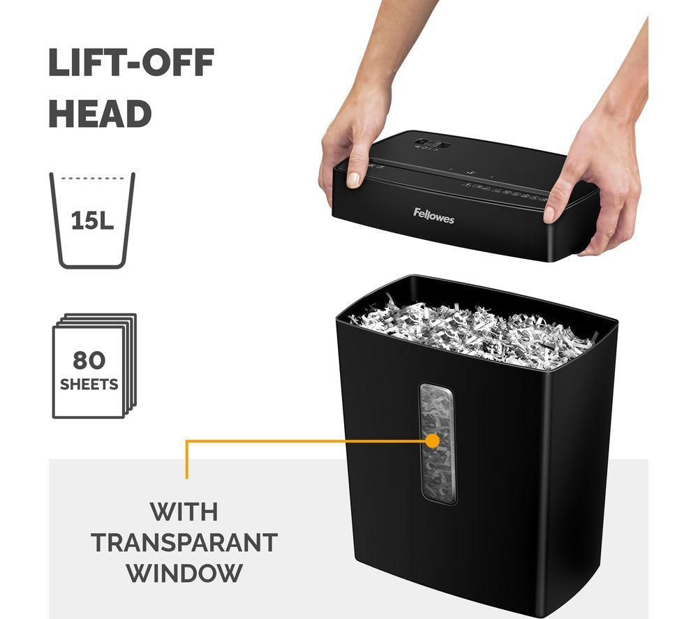 FELLOWES Powershred P-42C Cross Cut Paper Shredder image number 4 of 4