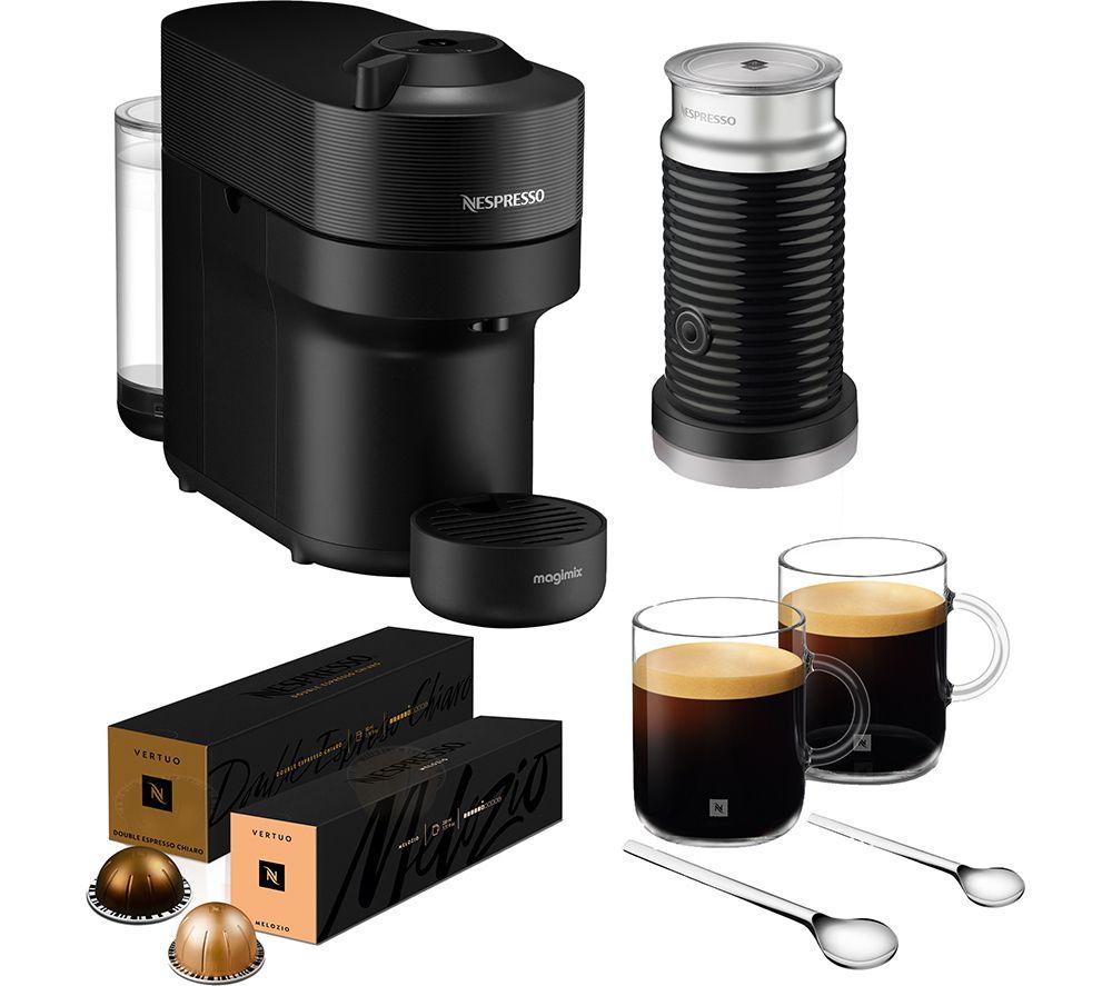 NESPRESSO by Magimix Vertuo Pop Barista Bundle 11743 Smart Coffee Machine - Black, Black