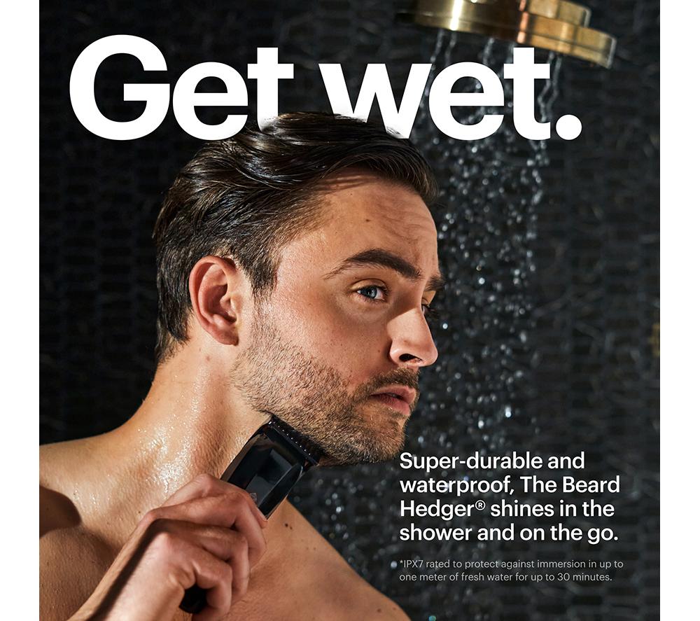 MANSCAPED Beard Hedger Essentials Wet & Dry Trimmer Kit - Black image number 4 of 9