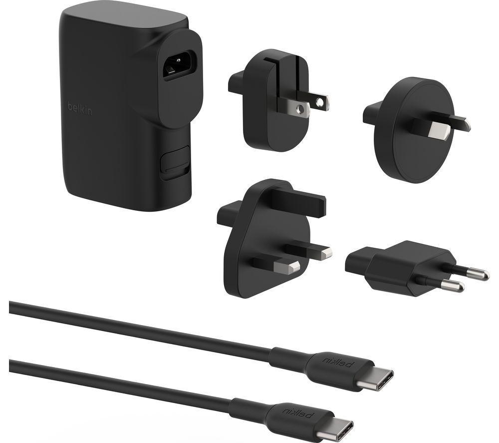 BELKIN BPZ003bt1MBK-B6 25 W USB Type-C Wall Charger with Power Bank - 1 m