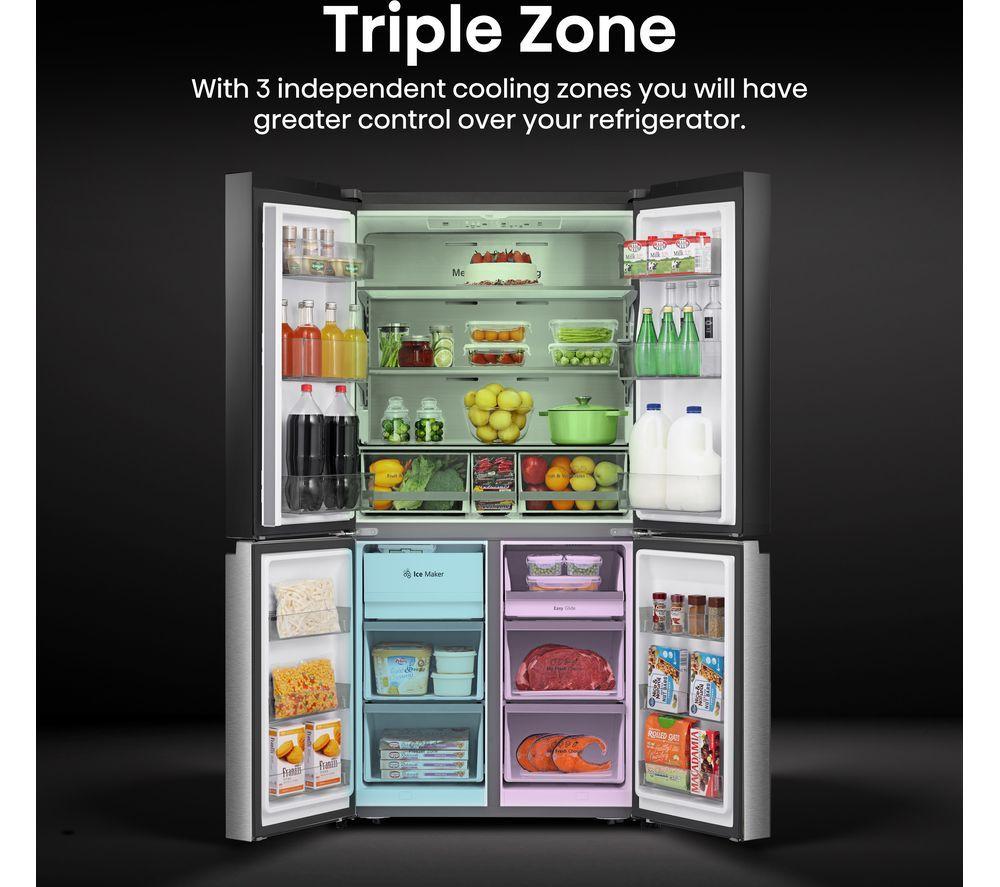 HISENSE RQ5X560SFLES Smart Fridge Freezer - Black & Stainless Steel image number 11 of 23