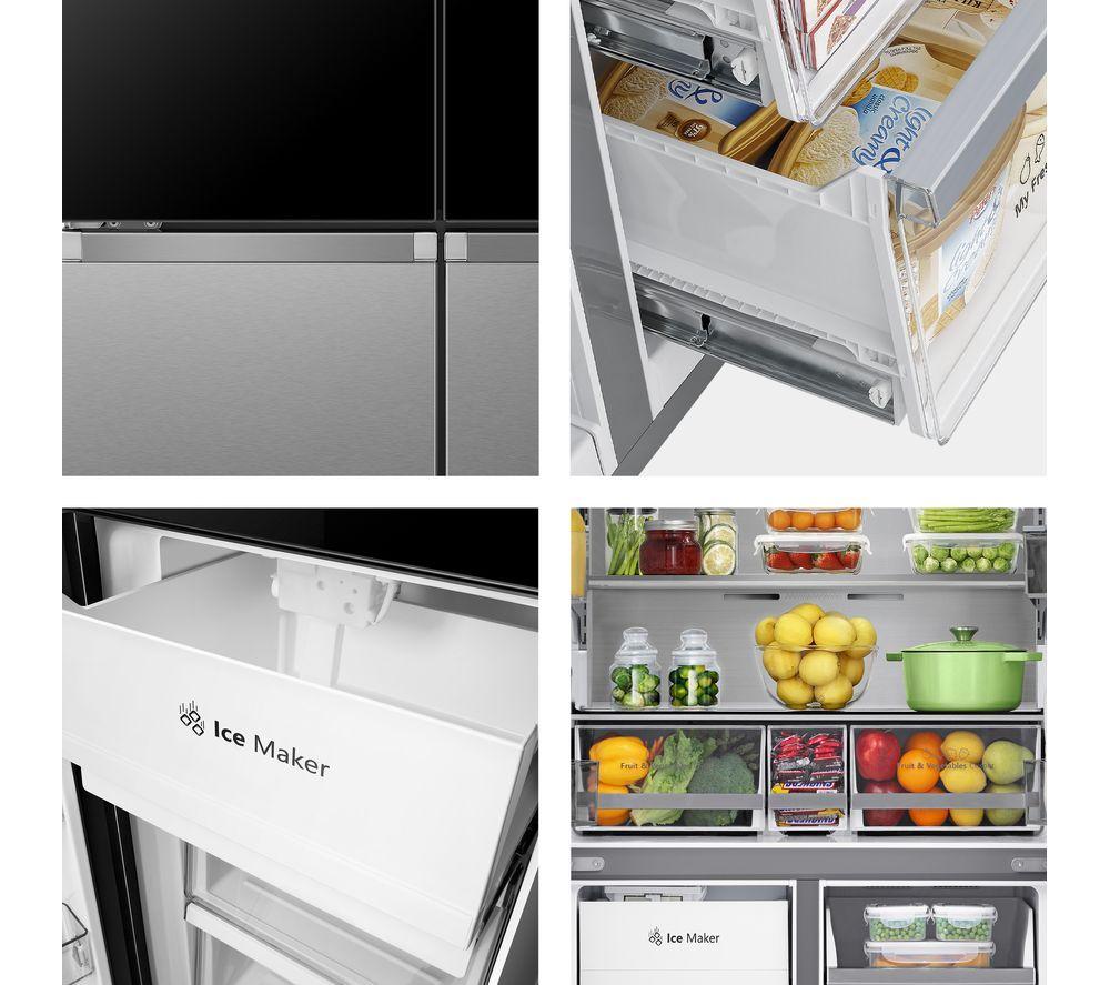 HISENSE RQ5X560SFLES Smart Fridge Freezer - Black & Stainless Steel image number 15 of 23