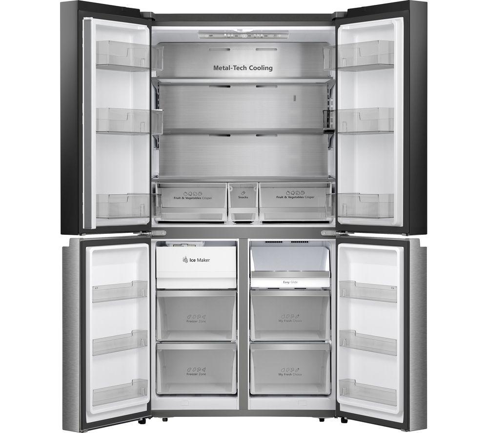 HISENSE RQ5X560SFLES Smart Fridge Freezer - Black & Stainless Steel image number 19 of 23