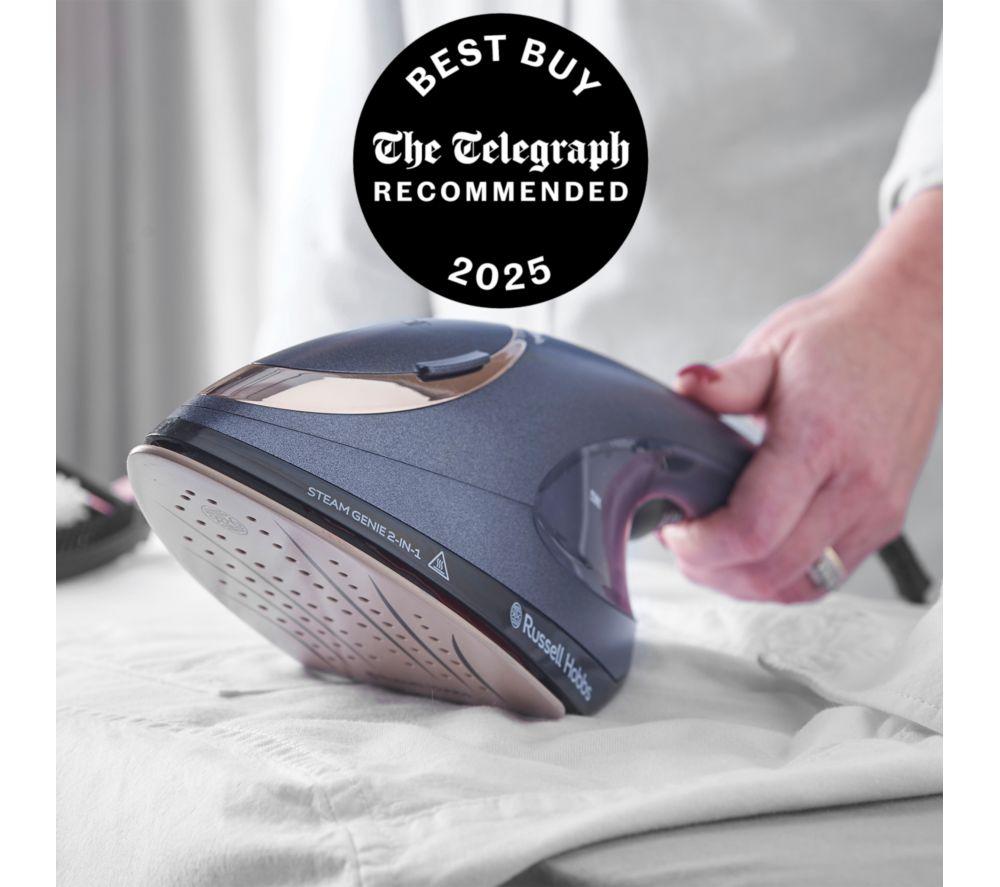 RUSSELL HOBBS Steam Genie 28370 2-in-1 Clothes Steamer - Blue image number 2 of 10