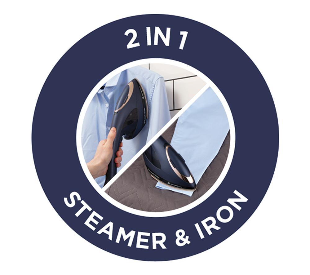 RUSSELL HOBBS Steam Genie 28370 2-in-1 Clothes Steamer - Blue image number 10 of 10