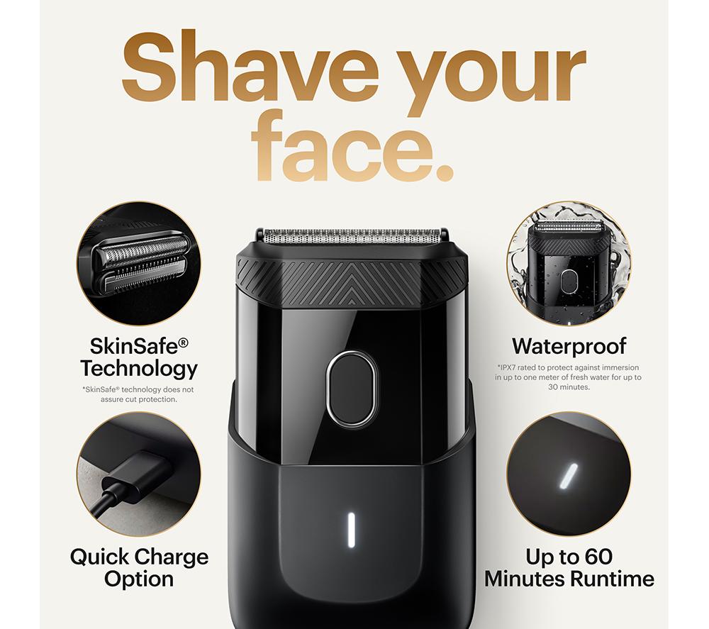 MANSCAPED Handyman Compact Foil Shaver - Black image number 2 of 10