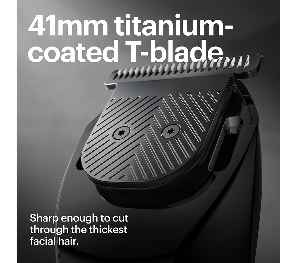 MANSCAPED The Beard Hedger Wet & Dry Trimmer - Black image number 5 of 10
