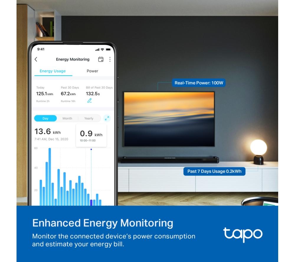 TP-LINK Tapo P110M Mini Smart WiFi Plug image number 8 of 11