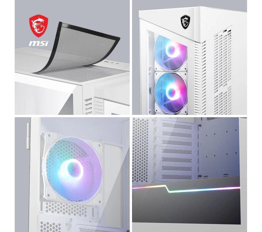 MSI MPG VELOX 100R ATX Mid-Tower PC Case - White image number 7 of 7