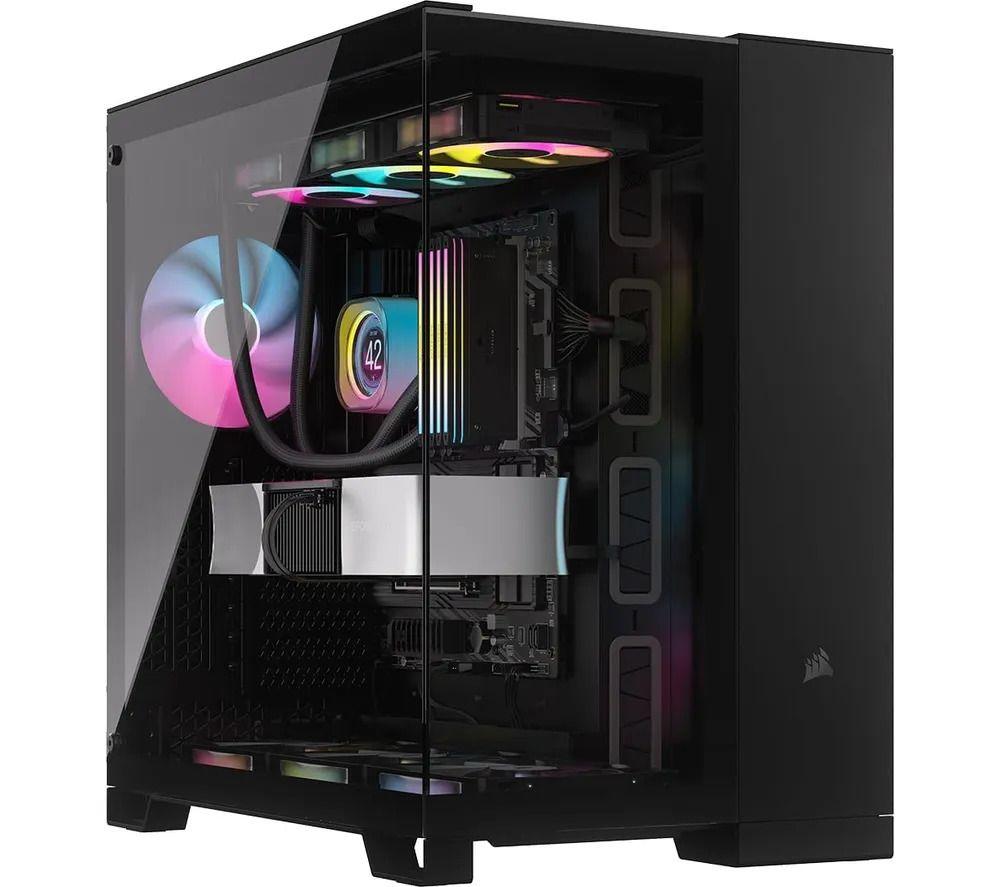 CORSAIR iCUE LINK 6500X RGB ATX Mid Tower PC Case - Black, Black