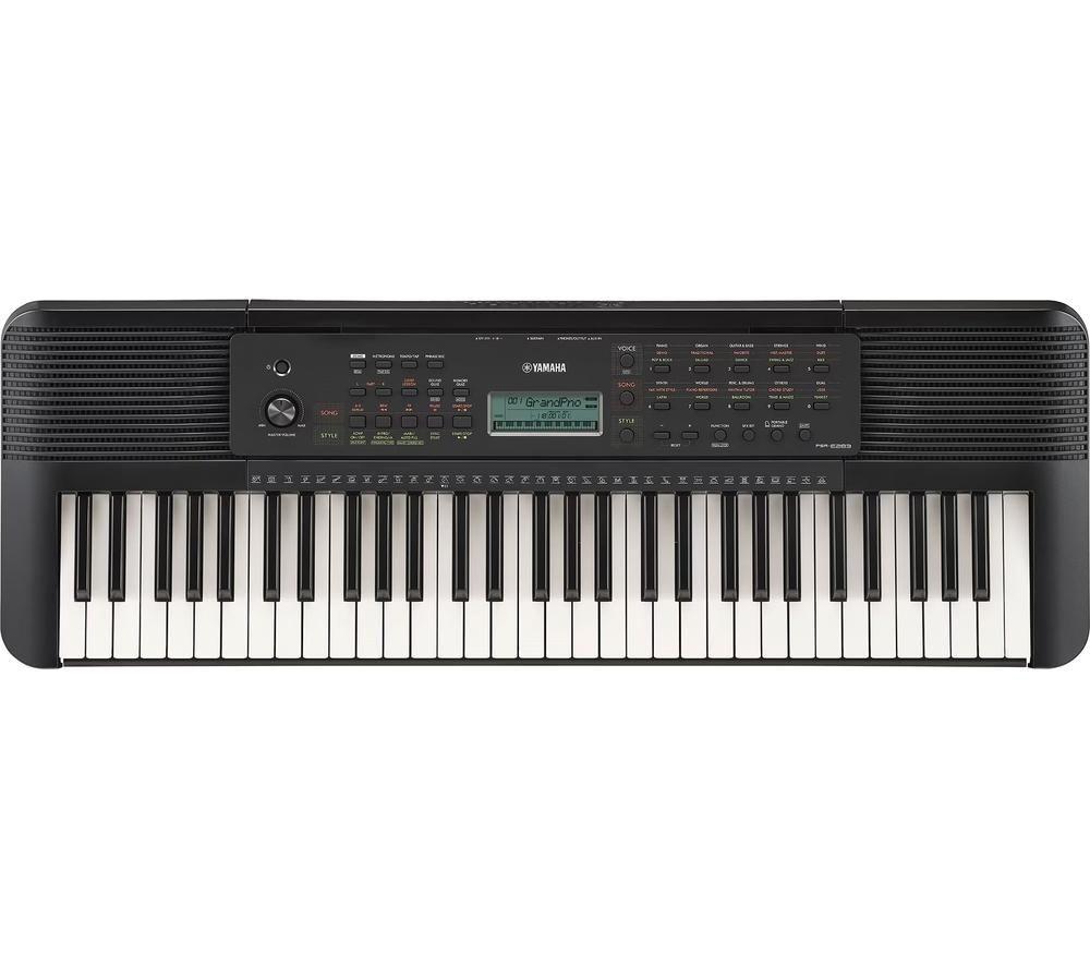Yamaha Psr-E283 Electronic Keyboard - Black, Black