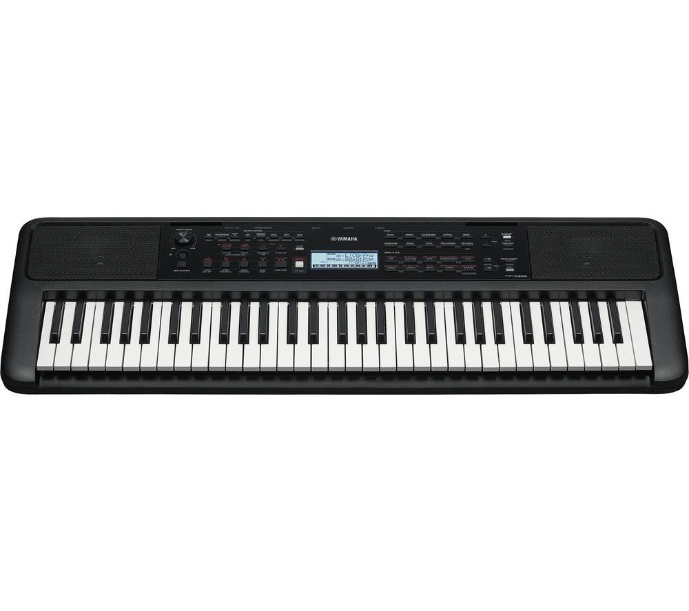 YAMAHA PSR-E383 Electronic Keyboard - Black image number 2 of 5