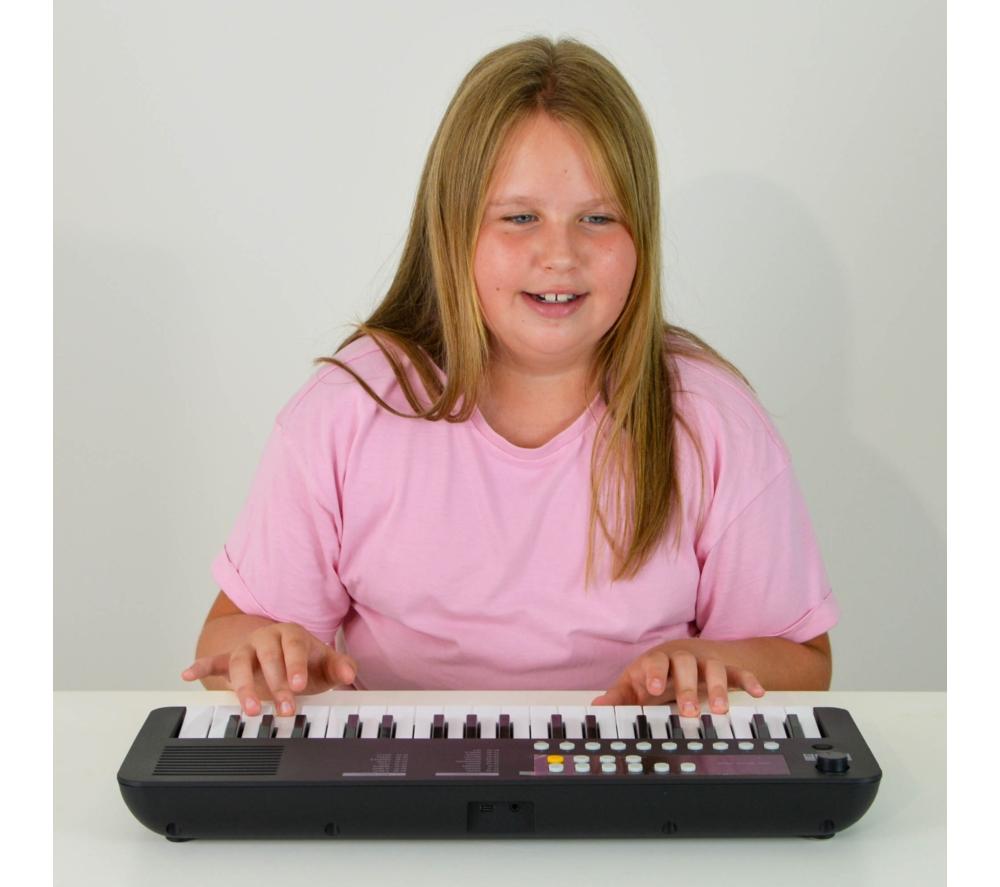 AXUS Axus 37-Note Mini Portable Keyboard for Beginners - Black image number 5 of 6