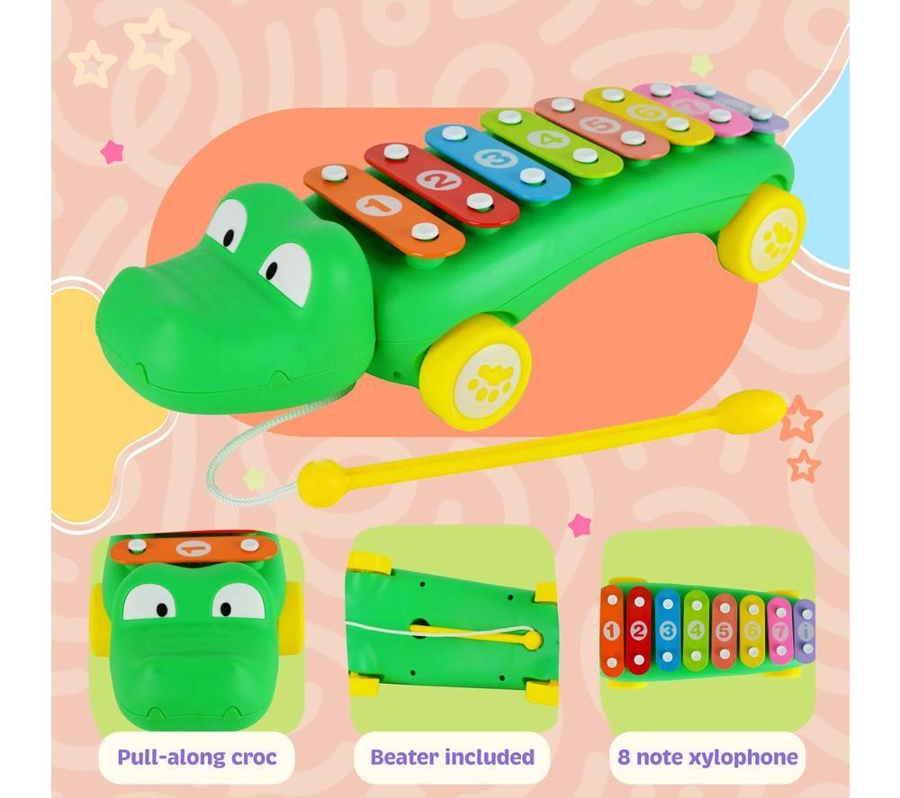 LITTLE STAR LS1001 Crocodile Pull Along Xylophone image number 3 of 4