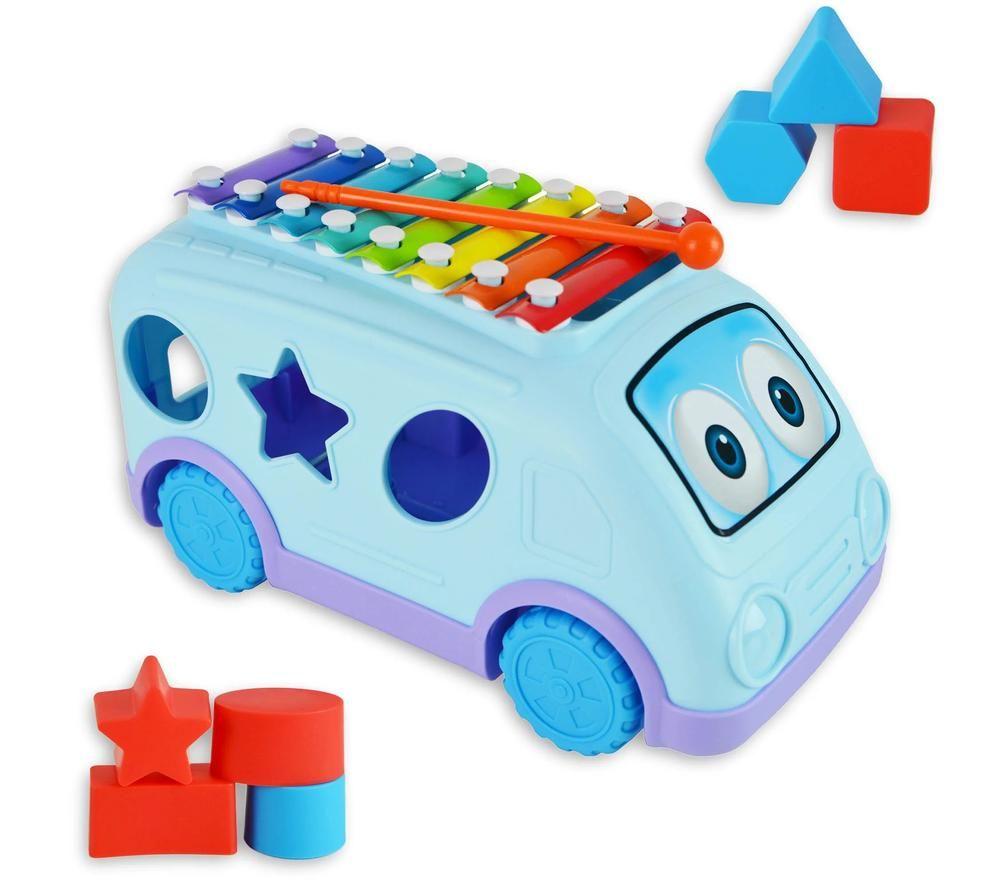LITTLE STAR LS1003 School Bus Xylophone with Shapes image number 4 of 4